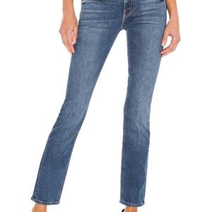 MOTHER denim size 29 tie front high waisted jeans triple stack dazzler